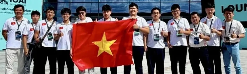 Việt Nam giành 2 Huy chương Vàng Olympic Trí tuệ nhân tạo quốc tế năm 2026