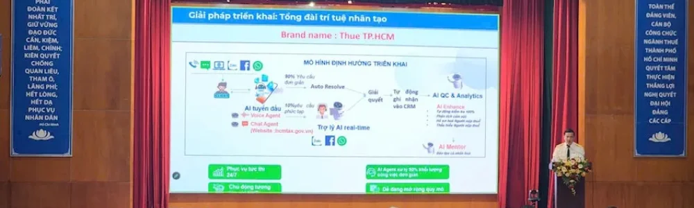 Thuế TPHCM ra mắt Tổng đài AI hỗ trợ 90% thắc mắc của người nộp thuế