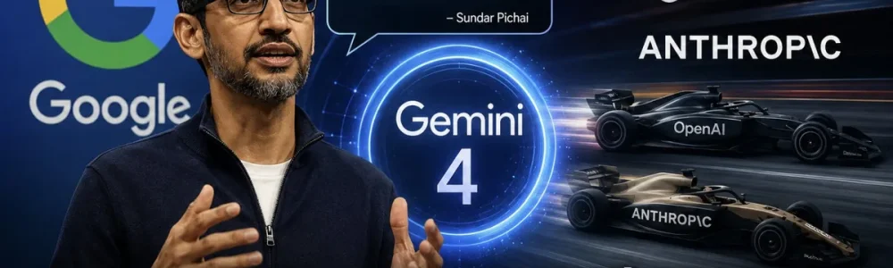 Sundar Pichai tự tin về Gemini 4, bác tin Google tụt lại so với OpenAI và Anthropic