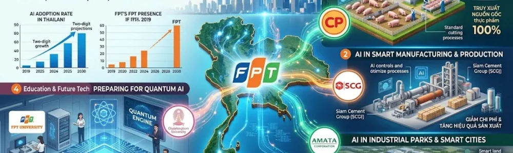 Báo Nhật: Một tập đoàn Việt Nam đưa AI vào mọi lĩnh vực tại Thái Lan
