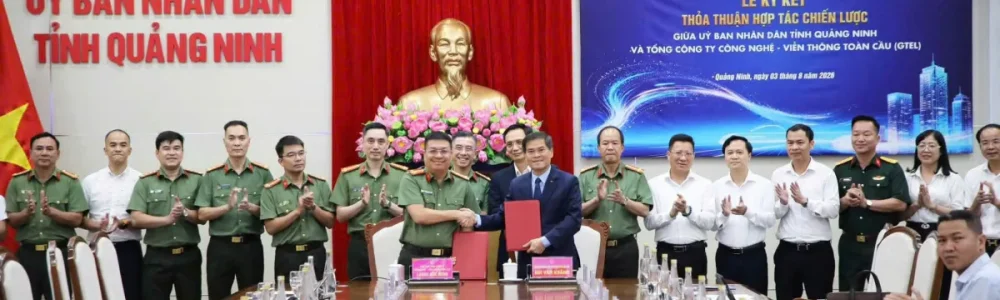 Quảng Ninh - GTEL ký kết hợp tác chiến lược về khoa học, công nghệ và chuyển đổi số