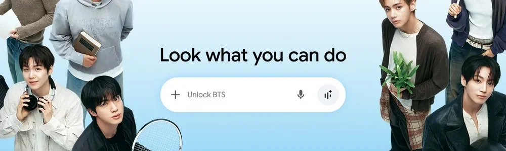 Google hợp tác BTS ra mắt tính năng mới trên Gemini