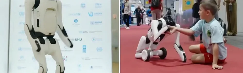 Startup Trung Quốc ra mắt robot hình người biến hình