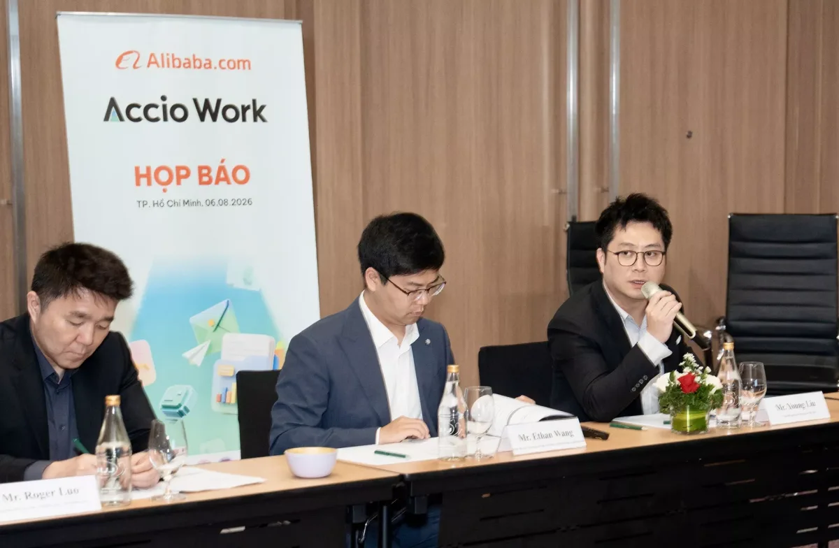 Alibaba.com ra mắt đội ngũ kinh doanh AI tác nhân “Accio Work” tại Việt Nam