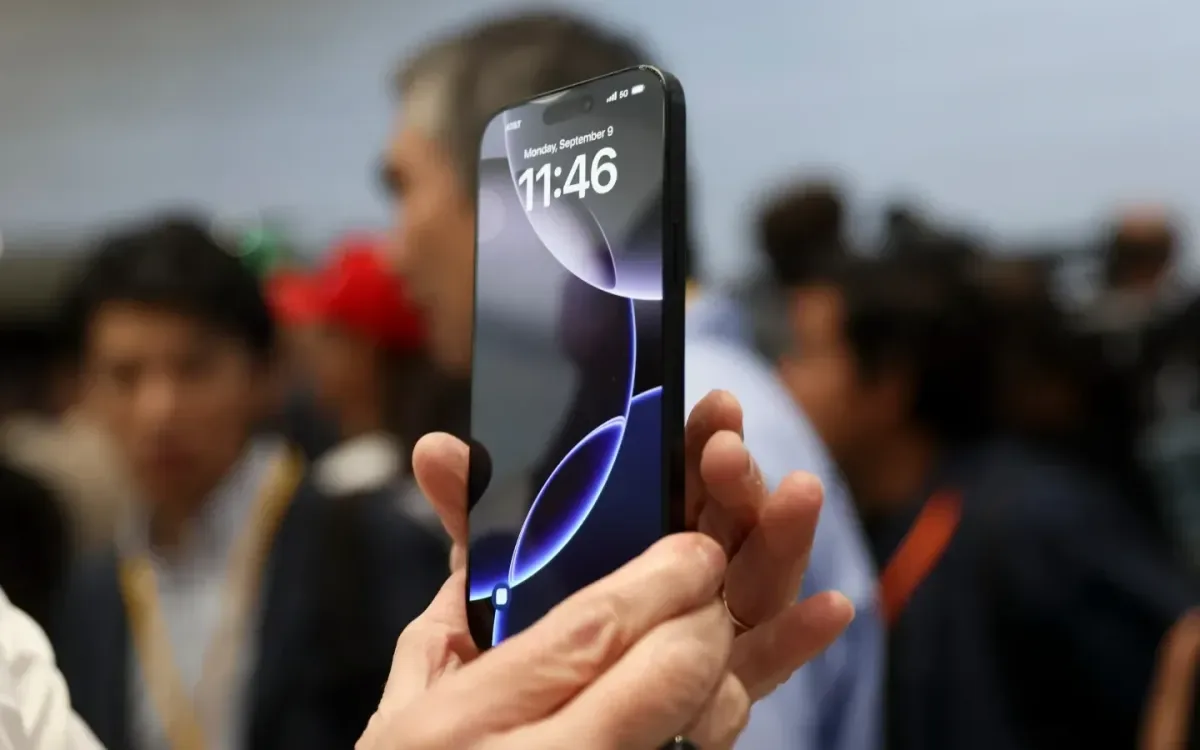 Mẫu iPhone 16 được giới thiệu tại trụ sở Apple ở California, Mỹ. (Ảnh: AP)