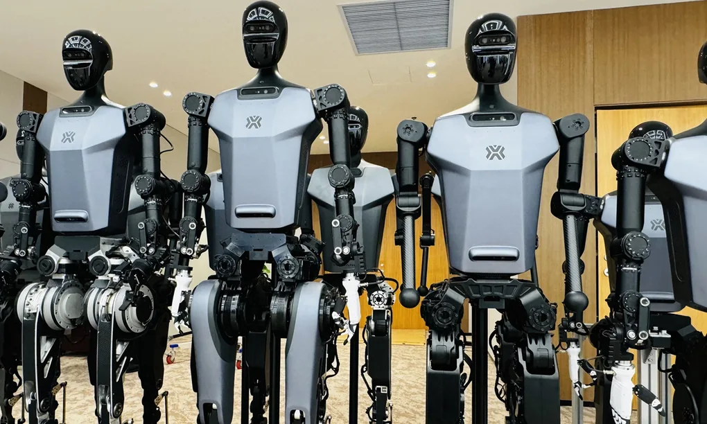 Robot nguồn mở Tianghong, được phát triển bởi Trung tâm Đổi mới Robot Hình người Bắc Kinh. Ảnh: Global Times