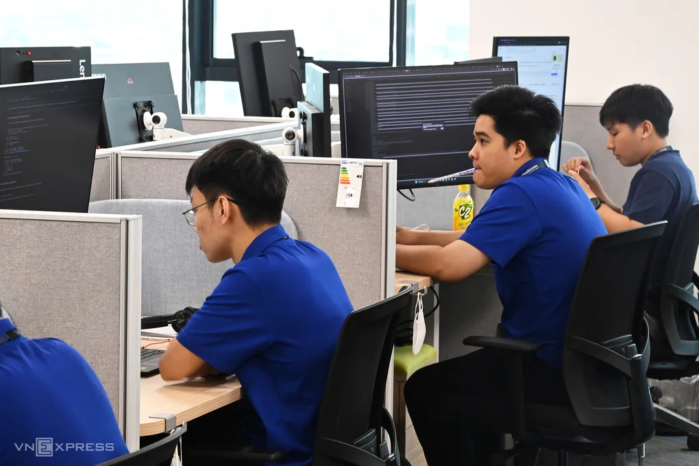Các kỹ sư tại Trung tâm nghiên cứu và phát triển (R&D) Qualcomm Hà Nội, tháng 5/2026. Ảnh: Trọng Đạt