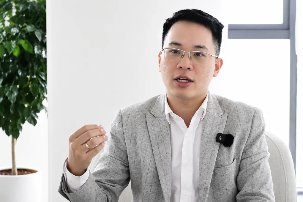 Ông Nghiêm Minh Hoàng - chuyên gia Fintech Hiệp hội Blockchain Việt Nam. Ảnh: Trọng Đạt