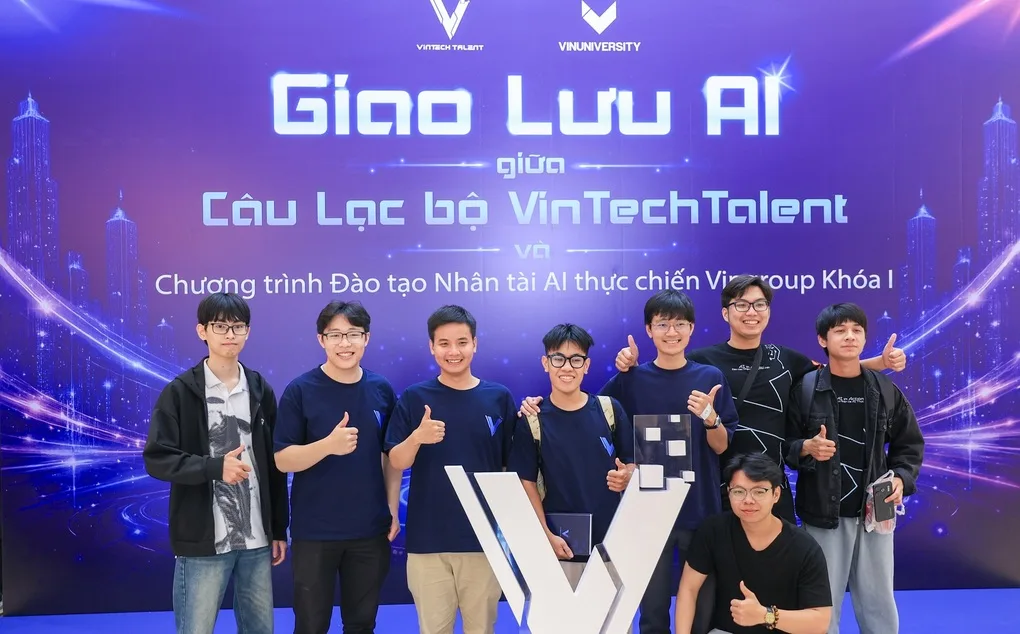 Học viên tham gia buổi giao lưu trong khuôn khổ chương trình. Ảnh: Vingroup