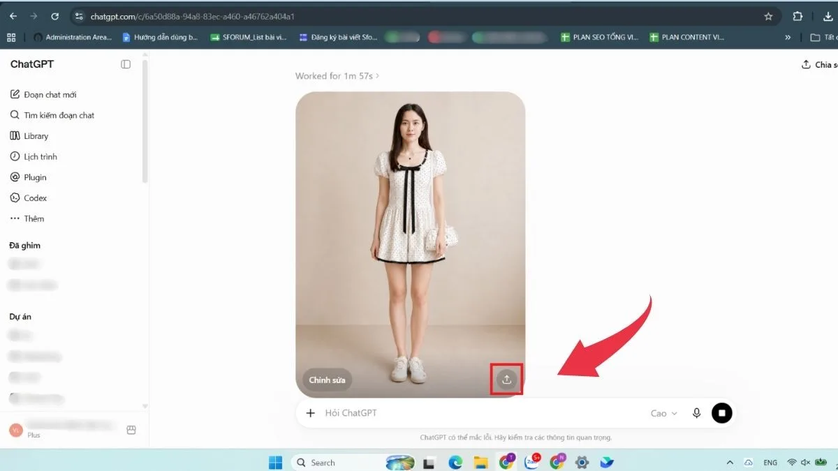Hướng dẫn thay trang phục bạn thích bằng ChatGPT - Bước 3