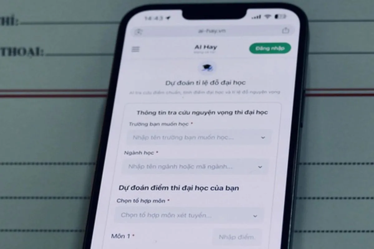 Dự đoán dựa trên dữ liệu thật, nguồn chính thống