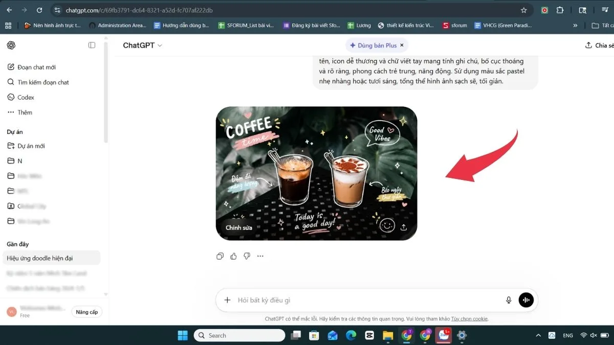 Tạo ảnh Doodle với ChatGPT - Bước 4